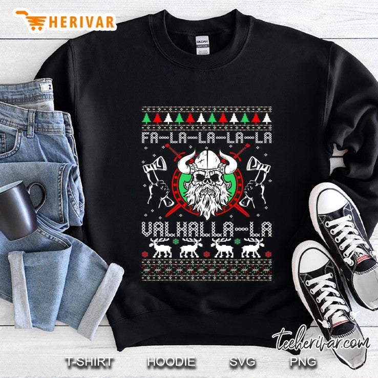 Falalala Valhalla La Ugly Christmas Sweaters