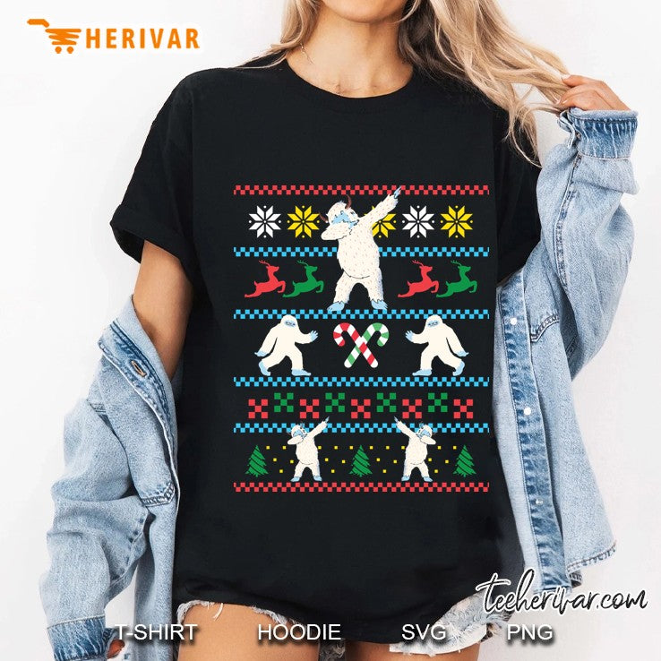 Bigfoot Yeti Winter Meme Ugly Christmas Sweater