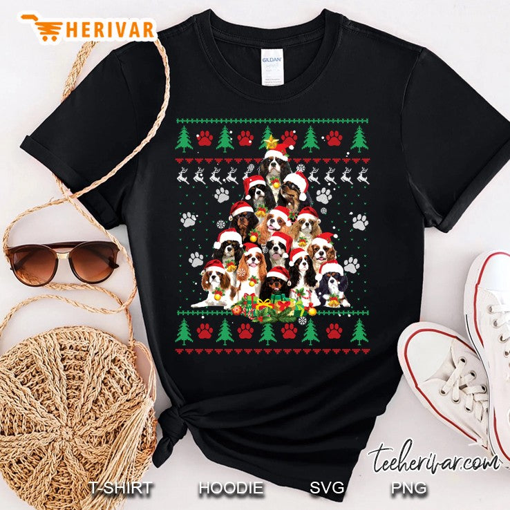 Cavalier King Charles Spaniel Christmas Tree Ugly Sweater