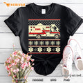 Emt Funny Ugly Christmas Sweater With Ambulance And Ems Icon