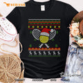 Funny Us Tennis Ugly Christmas Sweater Tennis Lover