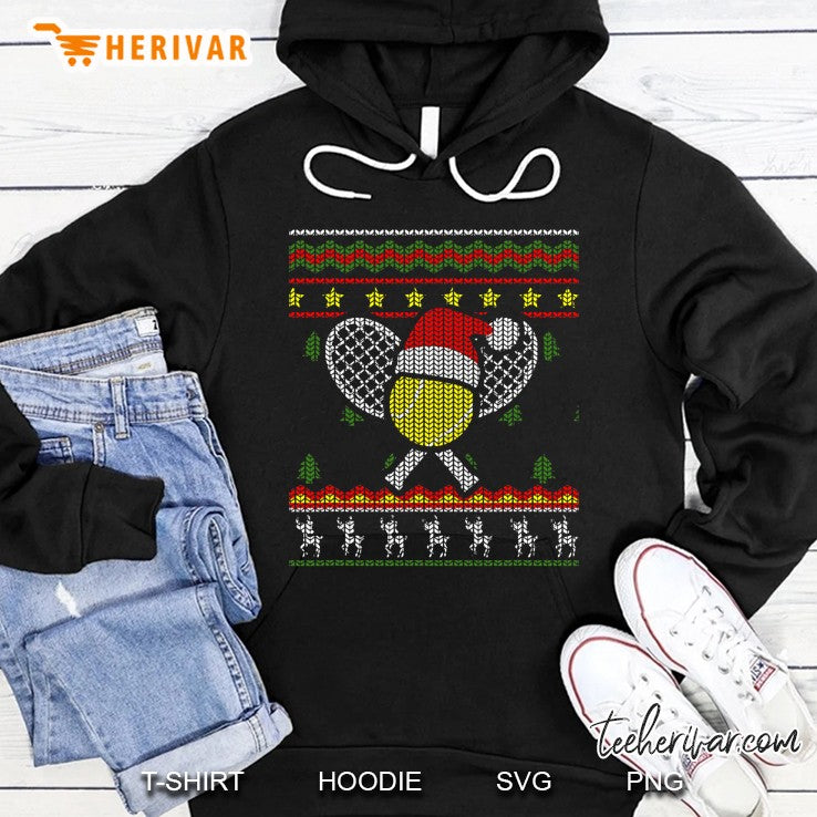 Funny Us Tennis Ugly Christmas Sweater Tennis Lover