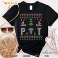 Pt Physical Therapist Ugly Christmas Sweater Therapy Medical