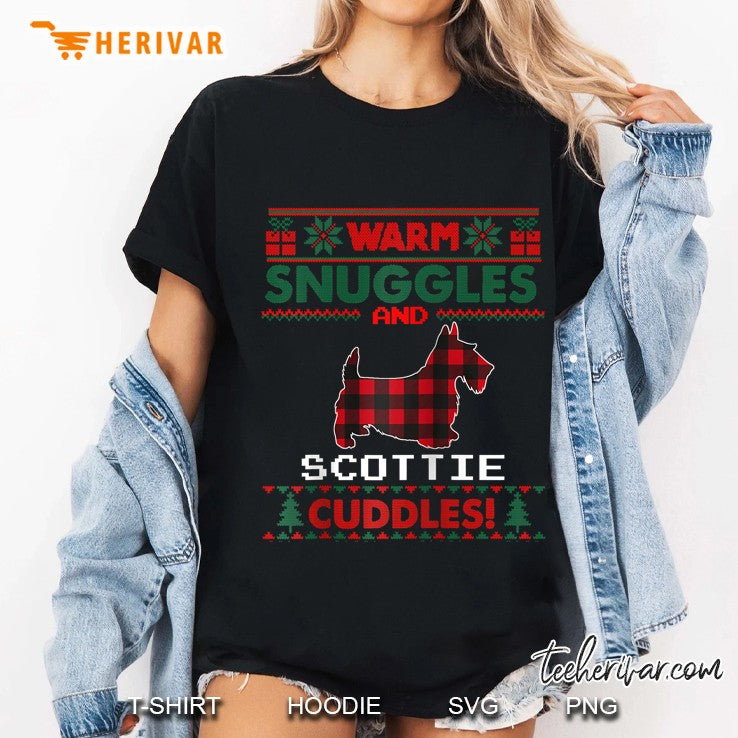 Scottie Dog Christmas Pajama Shirt Ugly Christmas Sweater