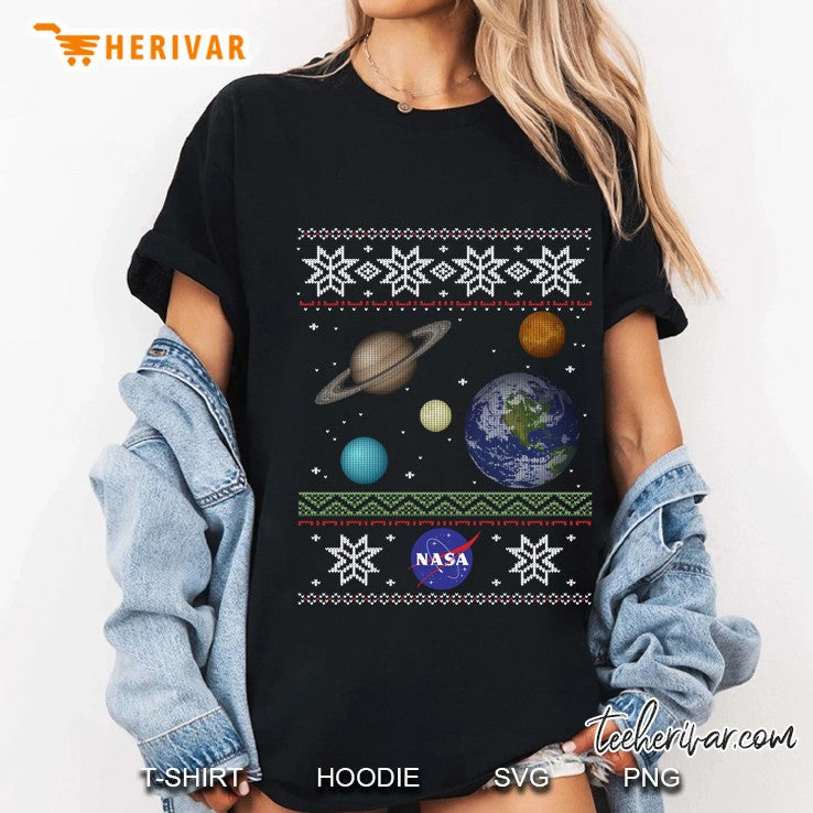 Nasa Solar System Ugly Christmas Sweater