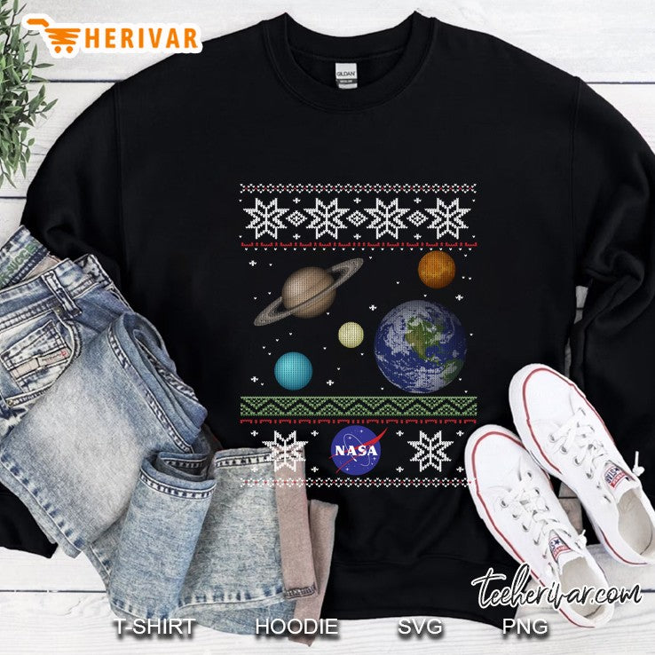 Nasa Solar System Ugly Christmas Sweater