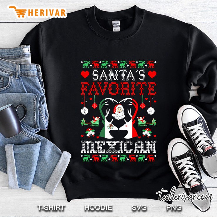 Santa Favorite Mexican Christmas Gift Ugly Sweater
