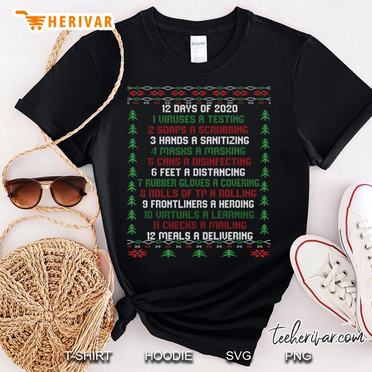 2020 Ugly Christmas Sweater 12 Days Of Christmas 2020 Ver2