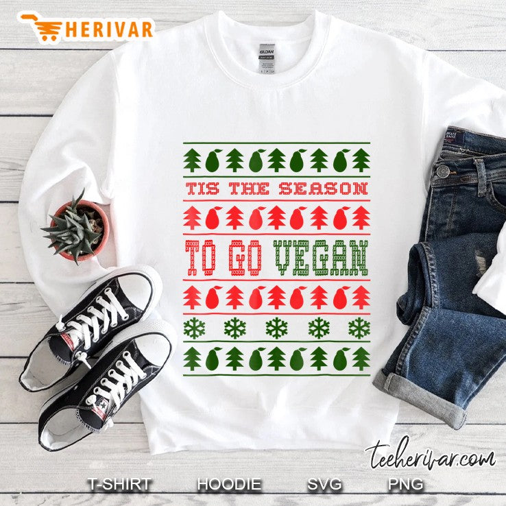 Vegan Christmas Ugly Christmas Sweater Design