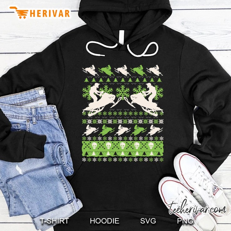 Snowmobile Ugly Christmas Sweater