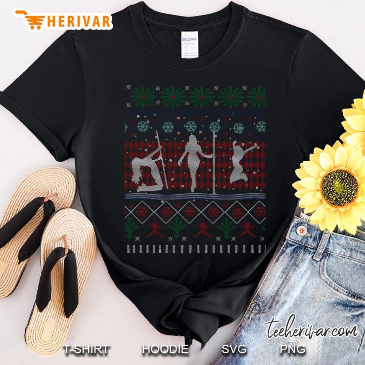 Stripper Strip Club Pole Dance Ugly Christmas Sweater