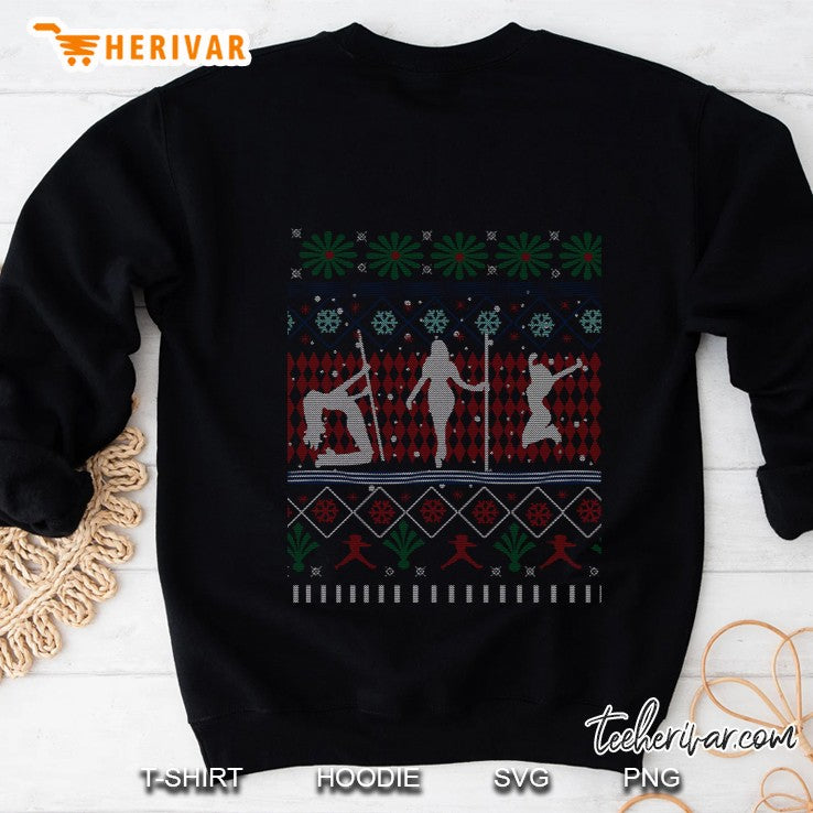 Stripper Strip Club Pole Dance Ugly Christmas Sweater
