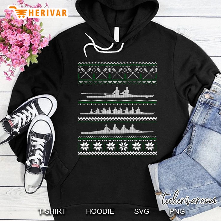 Rowing Team Funny Noel Gift Ugly Christmas Sweater