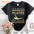 Pilates Funny Ugly Christmas Sweater Vintage Retro