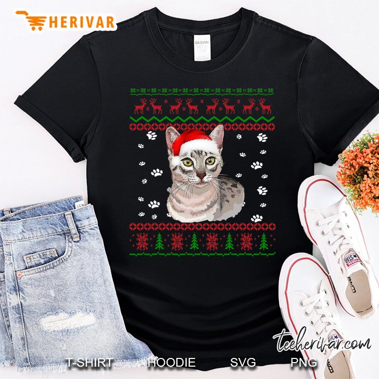 Egyptian Mau Cat Ugly Christmas Sweater Cat Lover