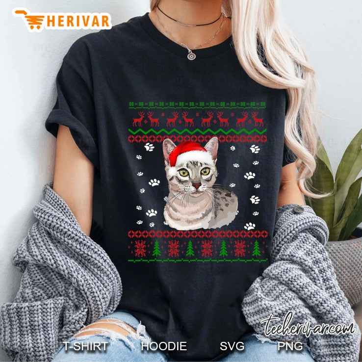 Egyptian Mau Cat Ugly Christmas Sweater Cat Lover
