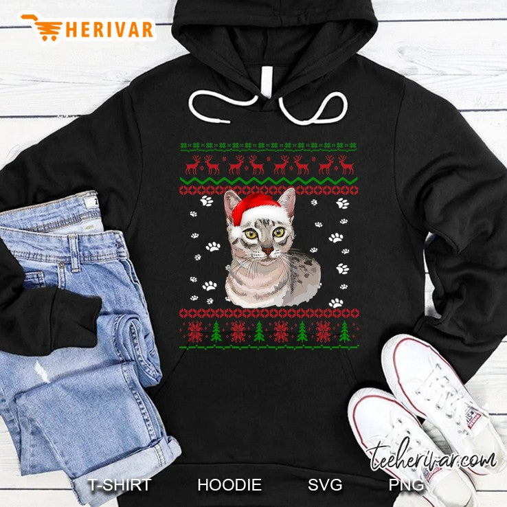Egyptian Mau Cat Ugly Christmas Sweater Cat Lover