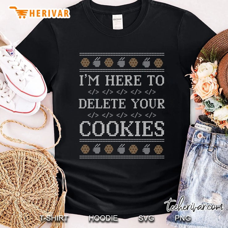 Funny Programmer Nerd Geek Christmas Cookies Ugly Sweater