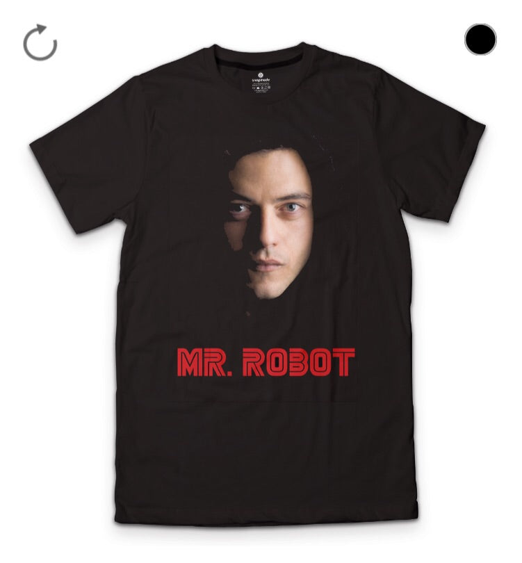 Mr. Robot Black Tee Hoodie, Sweatshirt | PureTeeCo.com