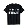 2024 Election Statement Tee - Vote is My Black Work T-Shirt for Men and Women Made in USA Hoodie, Sweatshirt | PureTeeCo.com