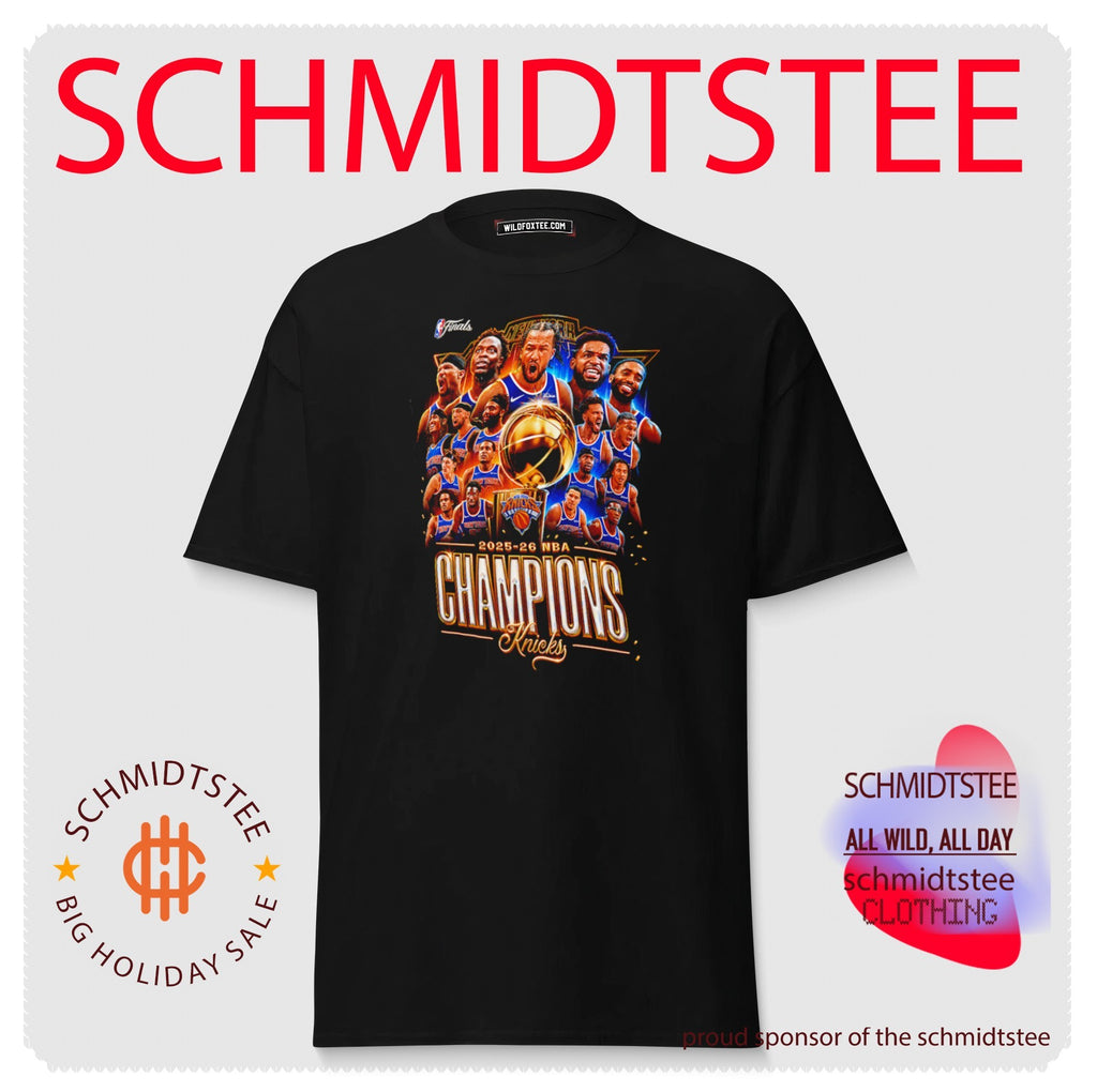 2025-26 Nba Champions New York Knicks Team Collage shirt