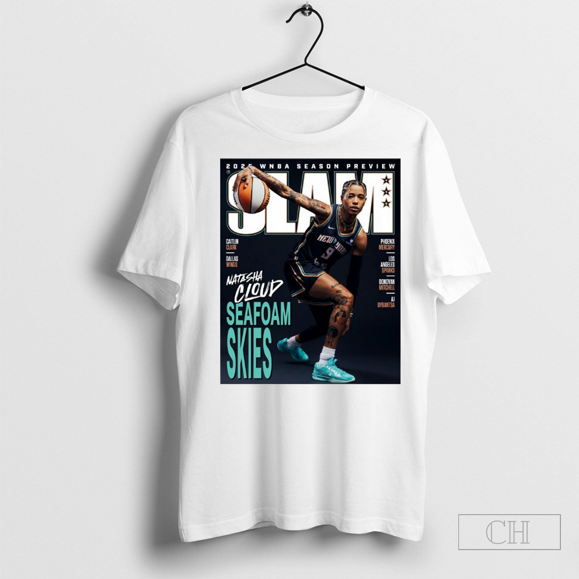 2025 Wnba Season Preview New York Liberty Basketball Star Natasha Cloud Covers Slam 256 Poster T Shirt Hoodie, Sweatshirt