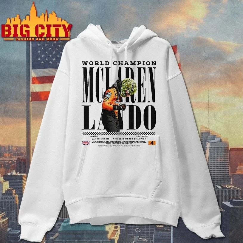 2025 World Champion Lando Norris McLaren shirt