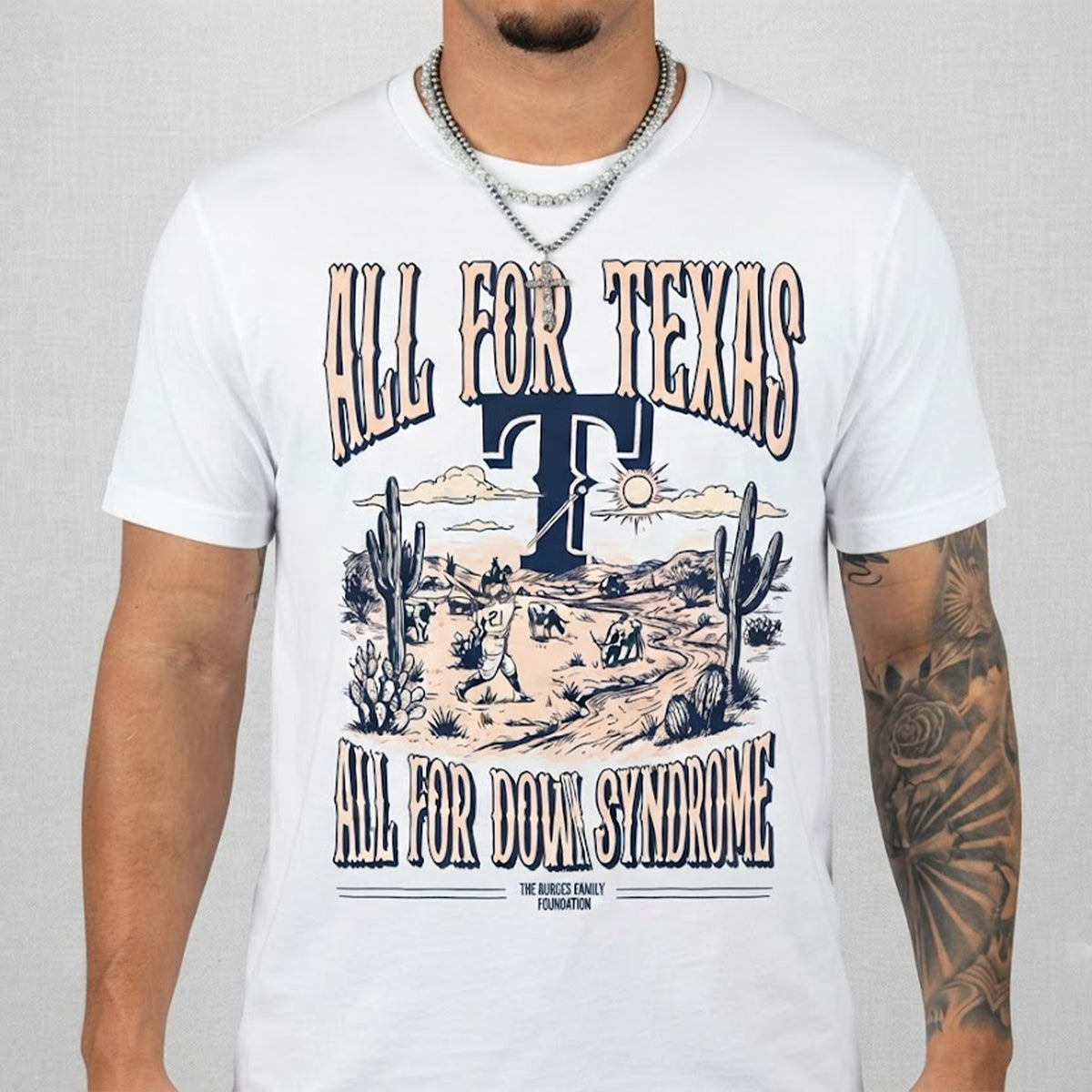 2026 All For Texas All For Down Syndrome Shirt