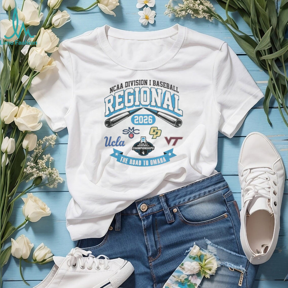 2026 NCAA Division I Baseball Regional UCLA Bruins The Road To Omaha Shirt