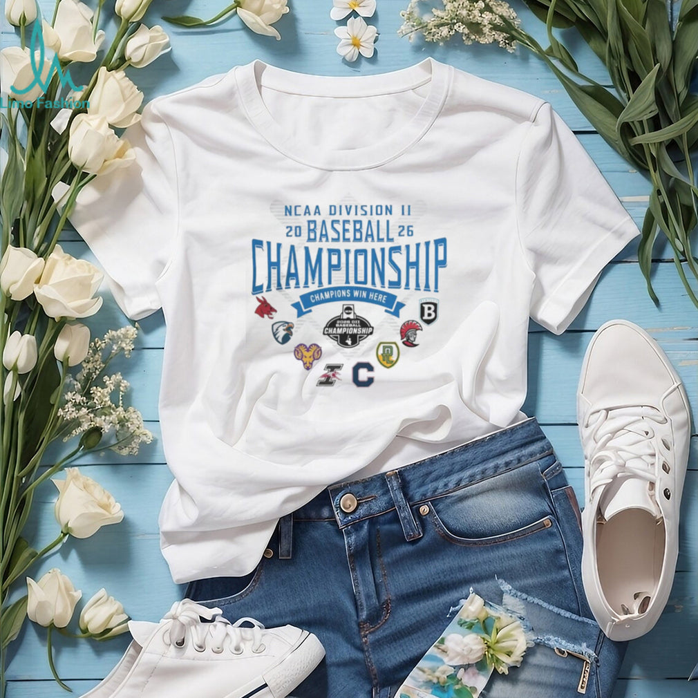 2026 NCAA Division II Baseball Championship Champions Win Here Shirt