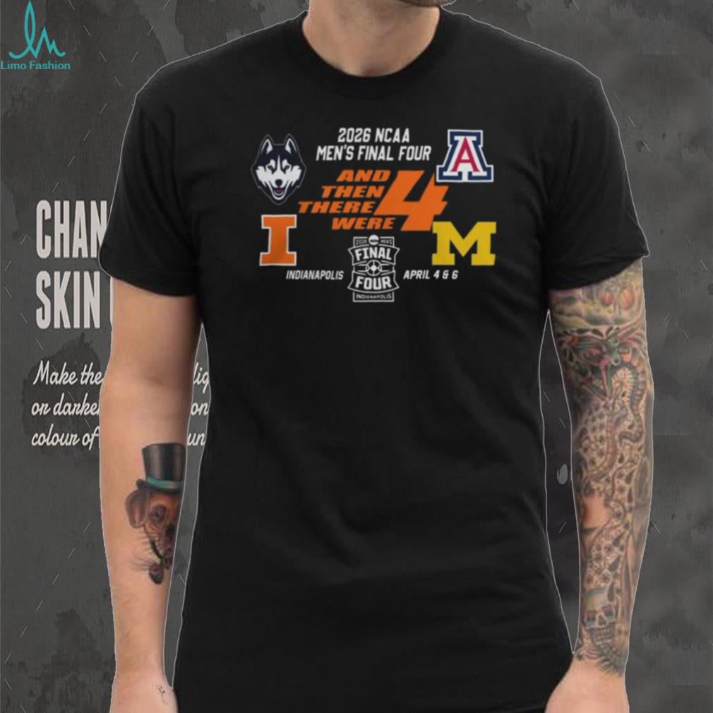 2026 NCAA Men’s Basketball Final 4 Indianapolis UConn Illinois Arizona Michigan Shirt
