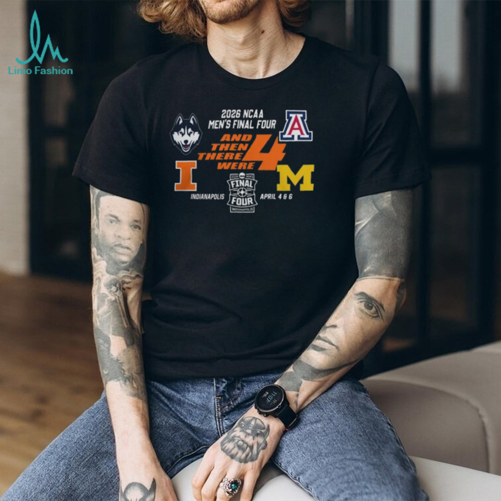 2026 NCAA Men’s Basketball Final 4 Indianapolis UConn Illinois Arizona Michigan Shirt