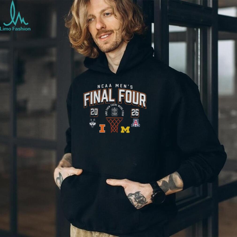 2026 NCAA Men’s Final Four Basketball UConn Illinois Arizona Michigan Shirt