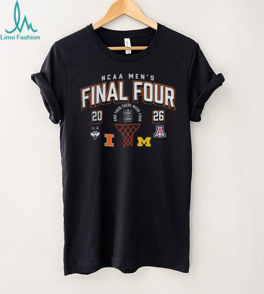 2026 NCAA Men’s Final Four Basketball UConn Illinois Arizona Michigan Shirt