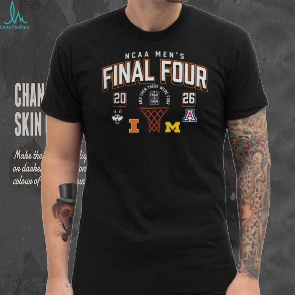 2026 NCAA Men’s Final Four Basketball UConn Illinois Arizona Michigan Shirt