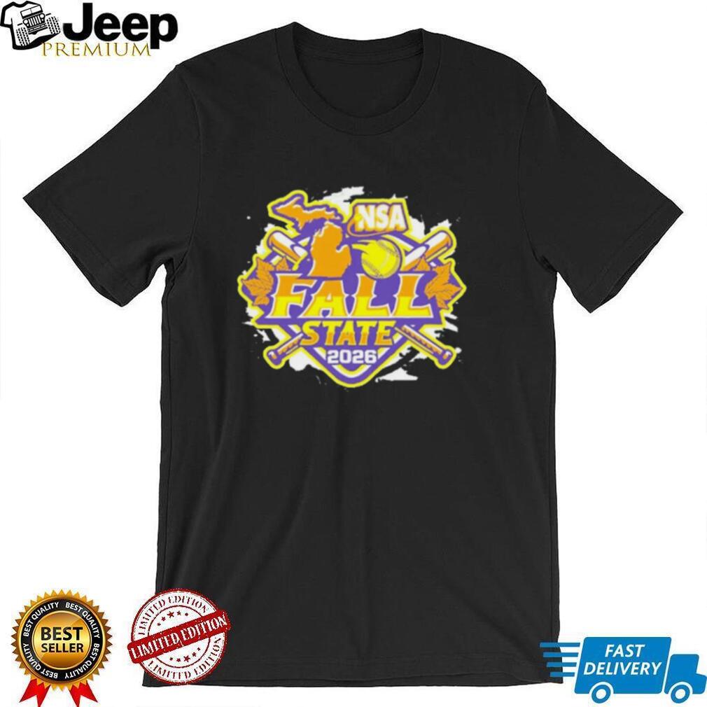 2026 NSA Michigan Fall State Fastpitch Tournament shirt