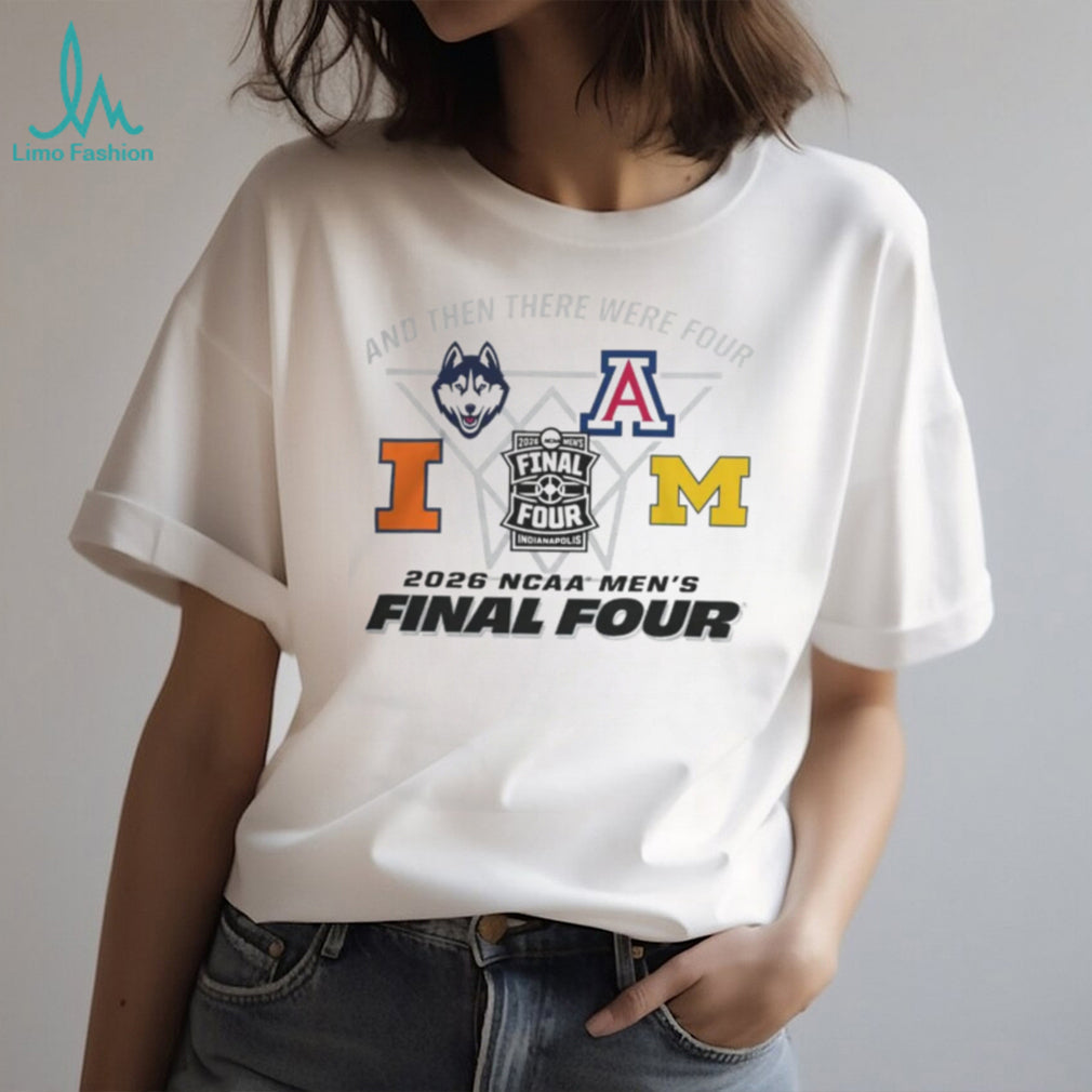 2026 Ncaa Men’s Final 4 Team Uconn And Arizona And Illinois And Michigan Shirt