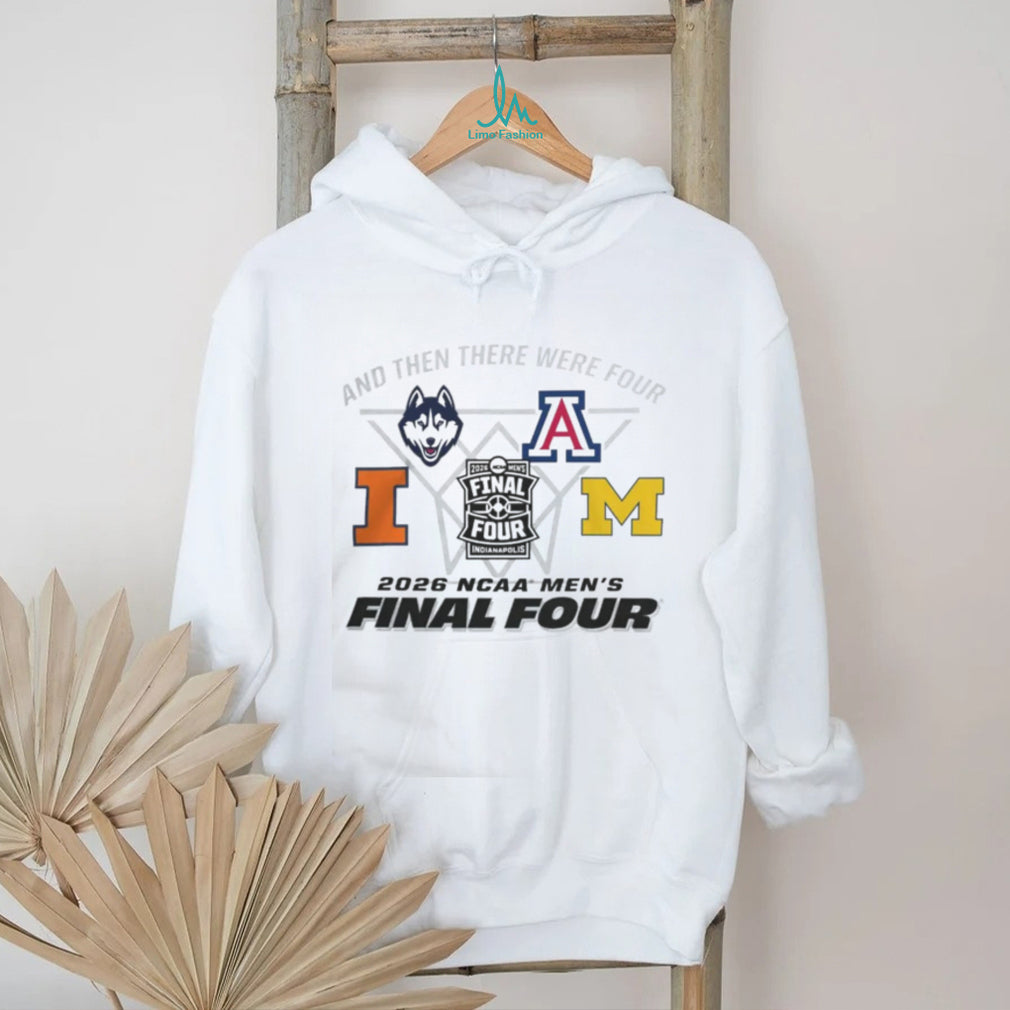 2026 Ncaa Men’s Final 4 Team Uconn And Arizona And Illinois And Michigan Shirt