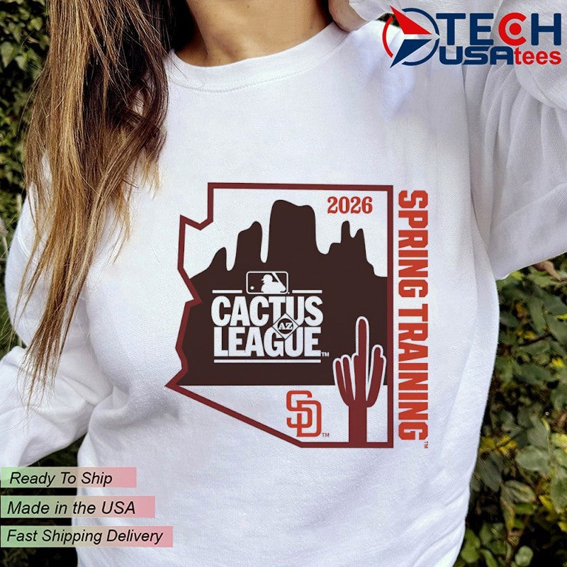 2026 Spring Training Cactus League San Diego Padres shirt