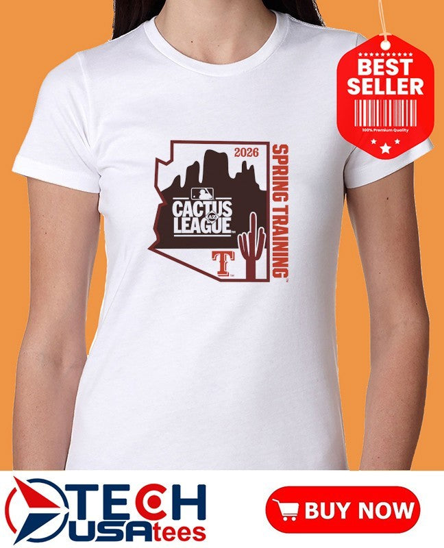 2026 Spring Training Cactus League Texas Rangers shirt