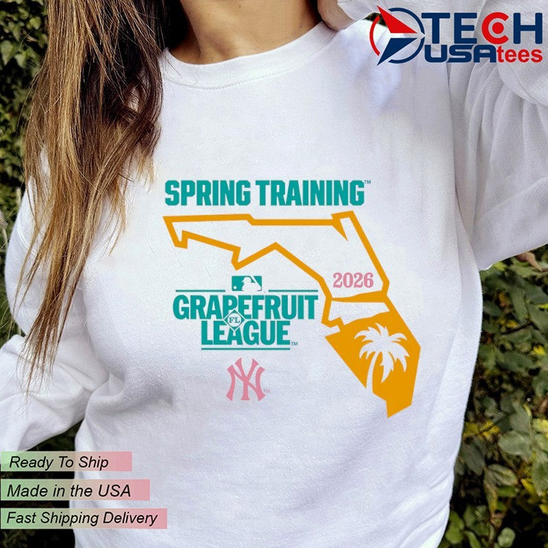 2026 Spring Training Grapefruit League New York Yankees shirt