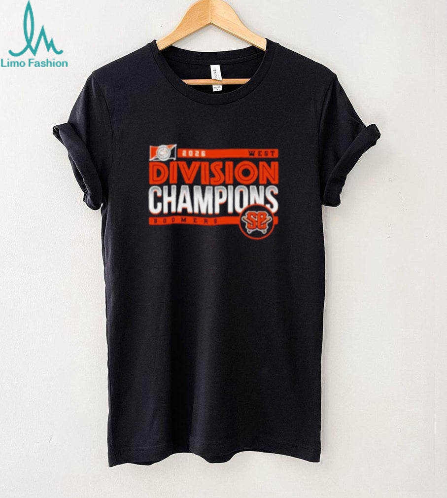 2026 West Division Champions Boomers Baseball shirt