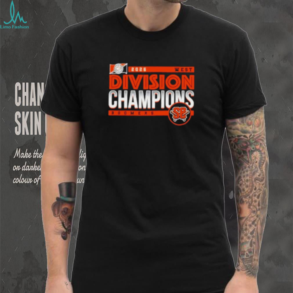 2026 West Division Champions Boomers Baseball shirt