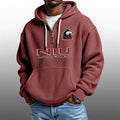 2026 NIU Huskies Quarter Zip Waffle Hoodie