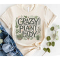 #203 - Crazy Plant Lady -     - Print Unisex Crew neck Tee T-shirt Hoodie, Sweatshirt | PureTeeCo.com