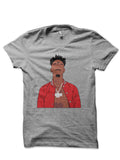 21 Savage Minimalist Grey T-Shirt Hoodie, Sweatshirt | PureTeeCo.com