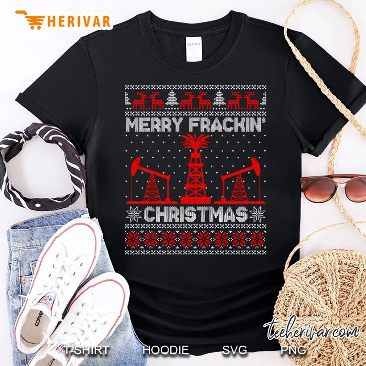 Oilfield Merry Fracking Christmas Ugly Christmas Sweater