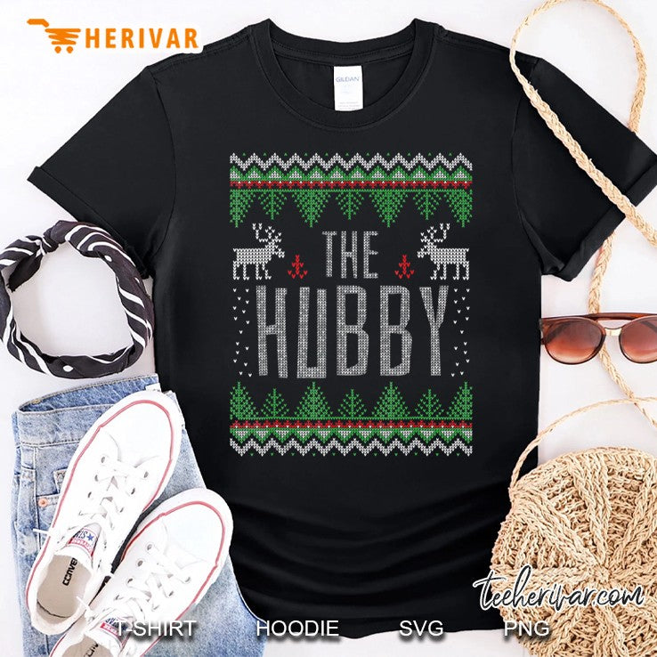 Hubby Wifey Matching Ugly Christmas Sweater Pajamas
