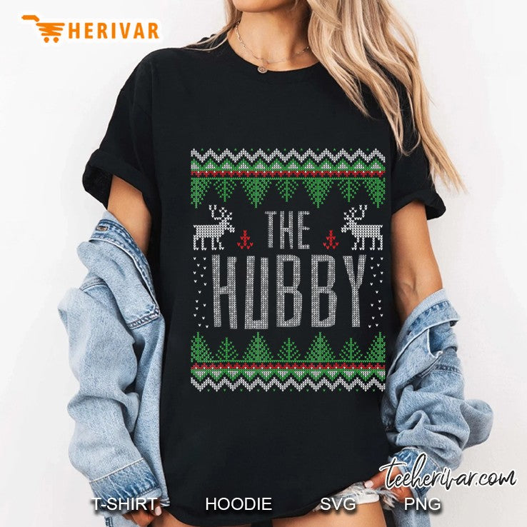 Hubby Wifey Matching Ugly Christmas Sweater Pajamas