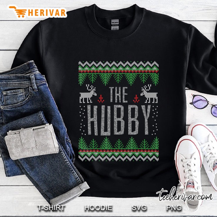 Hubby Wifey Matching Ugly Christmas Sweater Pajamas
